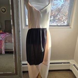 Akira Red Label Colorblock Dress Medium